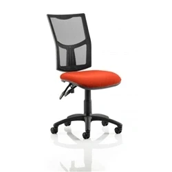 Image of Eclipse II Lever Task Operator Chair Black Mesh Back With KCUP1004
