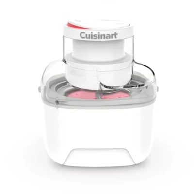 Image of Cuisinart Solo Scoops Ice cream Maker Homemade Gelato &amp; machine in 25 Mins Sorbet Frozen Yogurt Compact, space saving 475ml churning bowl ICEM10