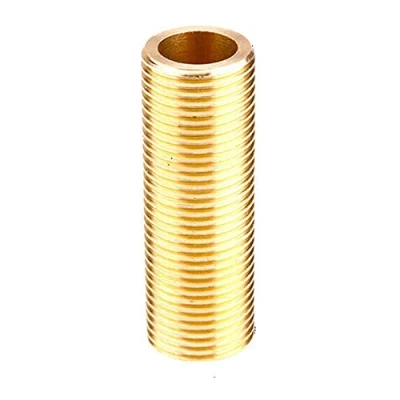 Image of ExcInter 1/2&quot; BSP 60mm Long Brass Running Nipple Threaded Plumbing Fitting Connector for Tank Connectors