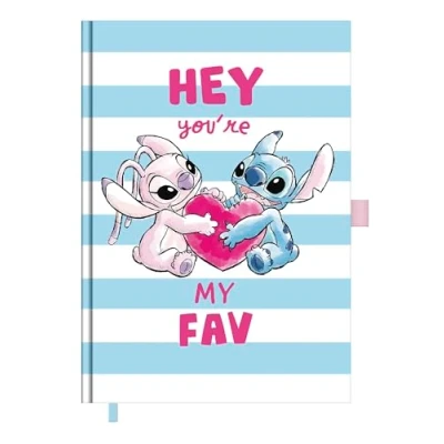 Image of LILO &amp; STITCH 2025 A5 Diary Fun DTP Design with Vibrant Disney Characters, Monthly Weekly Layouts for Effective Scheduling, Creative Notes, Daily Use, and Planning All Year Long