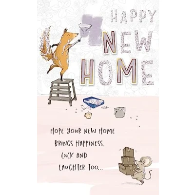 Image of Happy New Home Embellished Greeting Card Words To Cherish Cards WCH028