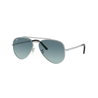 Image of Sunglasses Ray ban Rb3625 new aviator col. 003/3m Unisex Pilot Argento