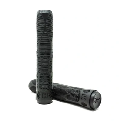 Image of CORE Pro Handlebar Grips, Super Soft 170mm Longneck Universal Cycling Grip fits all Stunt Scooters BMX &amp; Mountain Bikes, Premium comfort Bicycle Handle Black