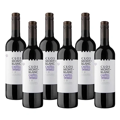 Image of Case of 6 Clos Montblanc Castell Tempranillo Red Wine 75cl 11% abv