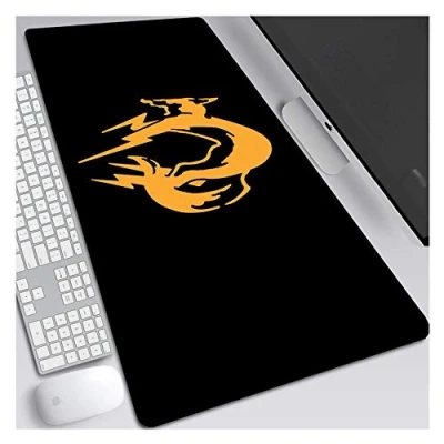 Image of Mouse Mat Metal gear Speed Gaming Pad XXL Mousepad 900 x 400mm Large Size 3mm Thick Base Perfect precision and speed, V