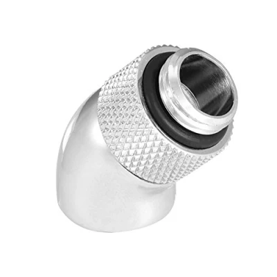 Image of Richer R G1/4 Fitting Adapter,45 Degree Angled Adapter Connector Water Cooling System Tackle Accessory