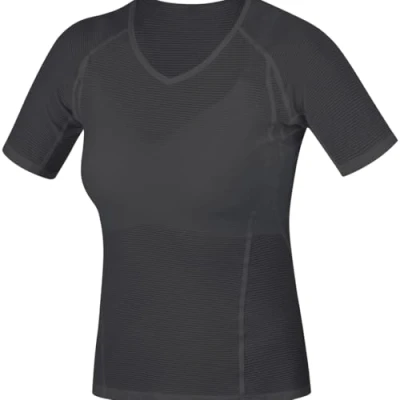 Image of GORE WEAR Women&#039;s Short Sleeve Undershirt, Base Layer, Multisport, Black, 36