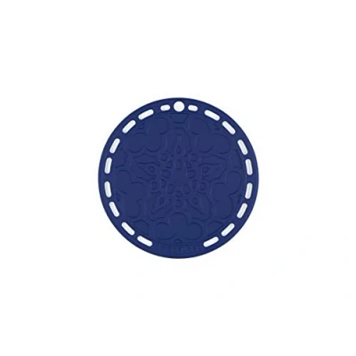 Image of Le Creuset French Trivet, Silicone, Heat resistant to 250C, 20 cm, Azure, 93007300220000