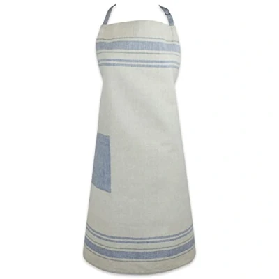 Image of DII Kitchen Collection, Cotton, Nautical Blue, Chef Apron