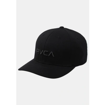 Image of RVCA FLEX FIT Cap, Men&#039;s, Size: S/M, Black