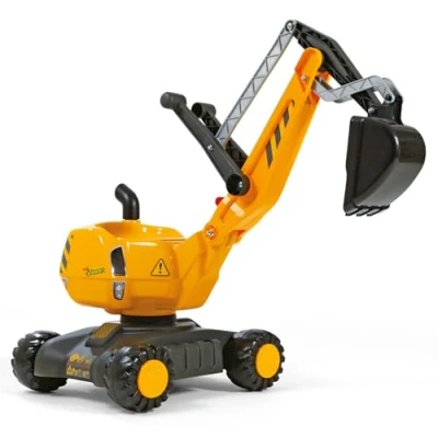 Image of rolly toys rollyDigger John Deere Mobile Excavator for Kids 421008,Yellow,102 x 43 74 cm