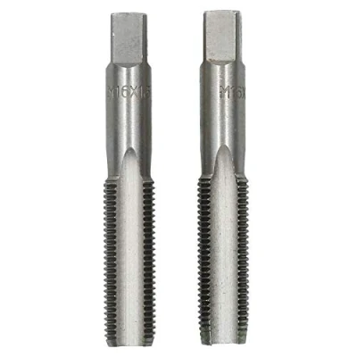Image of M16 x 1.5mm Metric Tap Set, Tungsten Steel, Taper and Plug Thread Cutter TD003