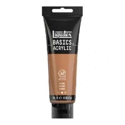 Image of LIQUITEX Basics Acrylic Paint, Bronze, 118 ml