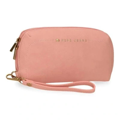 Image of Pepe Jeans Diane Pink Handbag 20x11x4 cms Synthetic leather