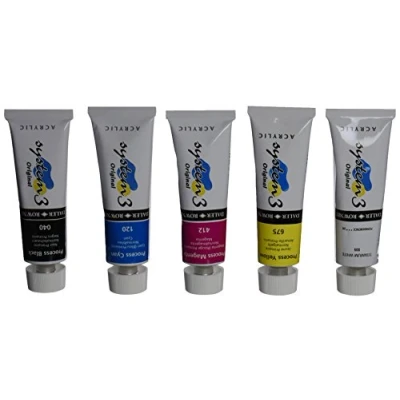 Image of Daler Rowney System 3 75ml Original Process Paint Tube (Set of 5)