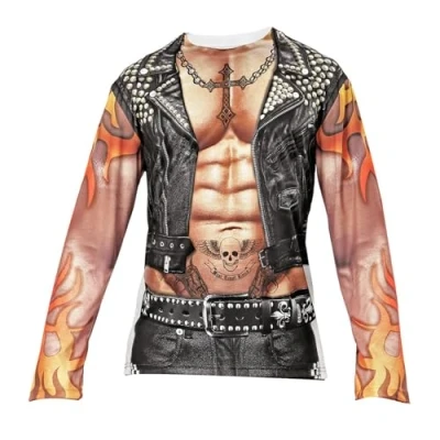 Image of Widmann T Shirt Rocker/Biker for men