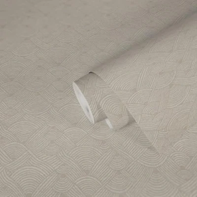 Image of Galerie Wallpaper Geo Swirl Motif FS72003