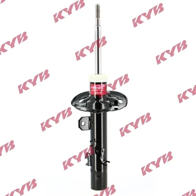 Image of 9820655180, 9827238580 Shock absorber KYB 3338050 Front Axle Left Gas Pressure Twin Tube Suspension Strut Top pin