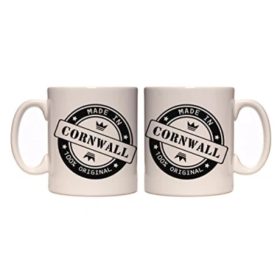 Image of Juko Made in Cornwall Tea Coffee Mug Funny Novelty Cornish Gift Idea