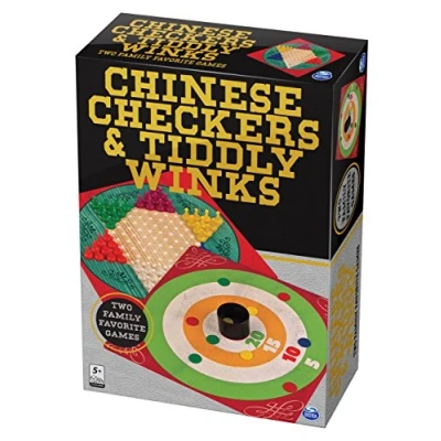 Image of Spinmaster 6036792 &quot;Chinese Checkers/Tiddly Winks Game