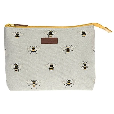 Image of Sophie Allport Bees Large Canvas Wash Bag