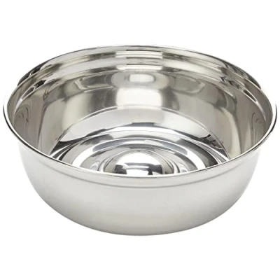 Image of Genware NEV 21483 Plate Cover, Round, Stainless Steel