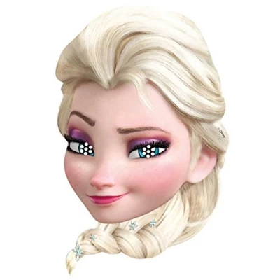 Image of Star Cutouts Stsm168 Adults&#039; Mask Elsa Frozen