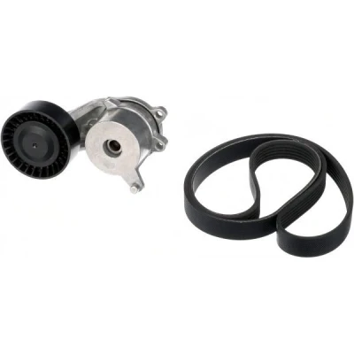 Image of 16123733, 1612373380 V ribbed belt set GATES Micro Kit UNIQUE FIT K016PK1205XS TOYOTA: Yaris III Hatchback, CITROËN: C1 II