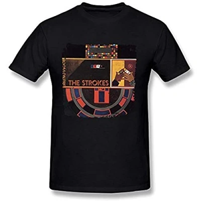 Image of Men&#039;s The Strokes Room On Fire T Shirt Black L
