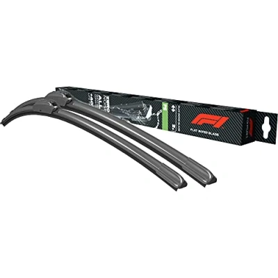 Image of Formula 1 Flat Bar Wiper Set 530/450 mm, Front Set, Car Windscreen Wiper, Water Blades,
