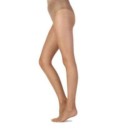 Image of Pretty Polly Women&#039;s 15d Highleg Toner Tights, Beige (Nude), S M UK