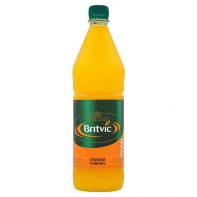 Image of Britvic Orange Cordial Soft Drink 1 Litre Case of 12