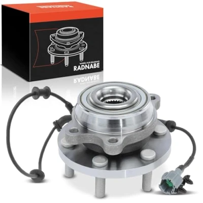 Image of Frankberg Wheel Bearing Hub Front Axle both sides for NP300 Navara D40 Pathfinder III R51 2.5L 3.0L 4.0L 2005 2020 40202EA300