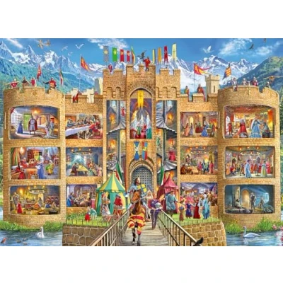 Image of Ravensburger Cutaway Castle 150 Piece Jigsaw Puzzle for Kids Age 7 Years Up