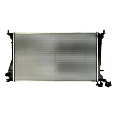 Image of R14101 Engine radiator NISSENS 630709 Aluminium 780mm 449mm 26mm without gasket/seal expansion tank, frame Brazed cooling fins