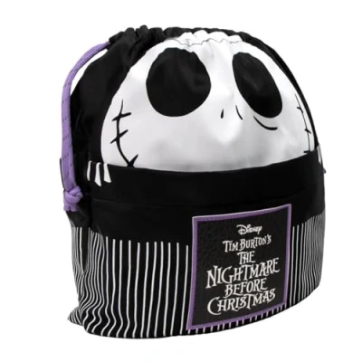 Image of The Nightmare Before Christmas Make Up Bag for Womens Girls Jack Skellington Cosmetic Toiletries