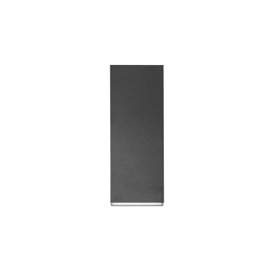 Image of Integral LED Wall Light 8W Warm White Pablo Dark Grey