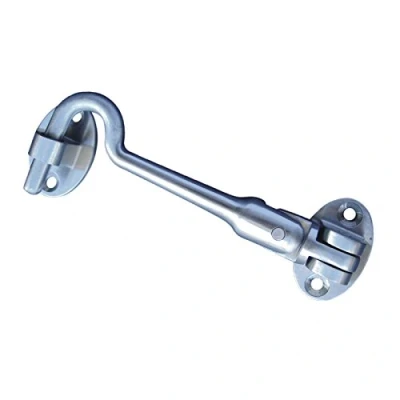 Image of Silent Pattern Cabin Hook 100mm in Satin Stainless Steel from EUROART