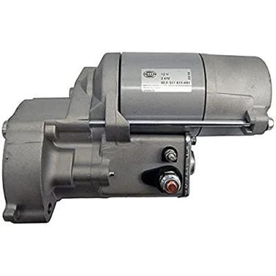 Image of 6G9N11000MA, 6G9N11000MB, AH5211001AC, LR003468, LR007023 Starter motor HELLA 8EA 011 611 691 12V 2kW 10 LAND ROVER: Range Rover Evoque