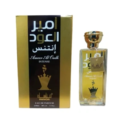 Image of Ameer al oudh intense Unisex Eau De Parfum Woody and Arabian Fragrance Manasik Men Perfume Women 100ml by Sapphire’s choice