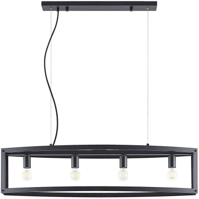 Image of Lindby Remus cage hanging light, 4 bulb