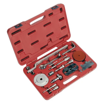 Image of Sealey Diesel Engine Timing Tool Kit for Fiat, Ford, Iveco, PSA 2.2D, 2.3D, 3.0D Belt/Chain Drive