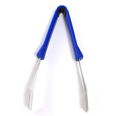 Image of Professional Stainless Steel Colour Coded 25cm Serving Tong Strong Handle[Blue]