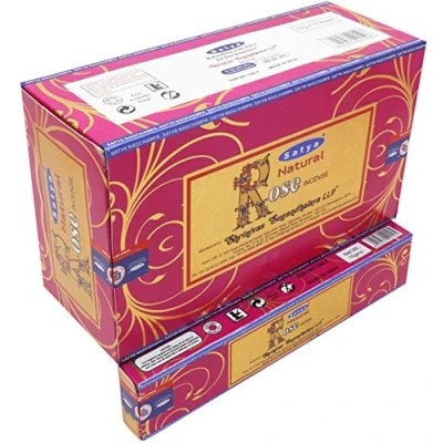 Image of Satya Incense Sticks, Sandalwood, Pink,