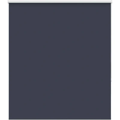 Image of vidaXL Roller Blind Blackout Marine 125x150 cm Fabric Width 121.6 Polyester