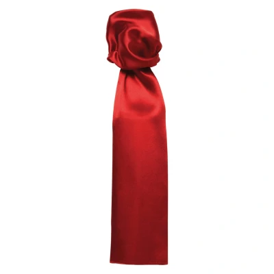 Image of Premier Unisex Colours Plain Scarf (Red) One Size