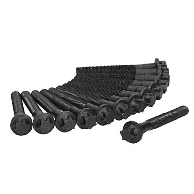 Image of 6119901322x14 Cylinder Head Bolt Kit AJUSA 81028300 Male Torx 14 MERCEDES BENZ: E Class Saloon, T modell