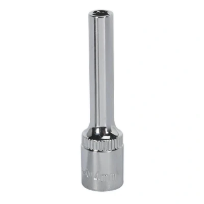 Image of Sealey Premier WallDrive® Socket 4mm Deep 1/4&quot;Sq Drive Fully Polished