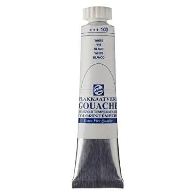 Image of Talens Gouache Extra Fine Quality Tube 20 ml White 100
