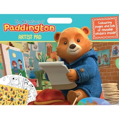 Image of ALLIGATOR Paddington Artist Pad, Colouring Books for Children, Pad,Paddington Bear Gifts, Toys, Kids Books, Book